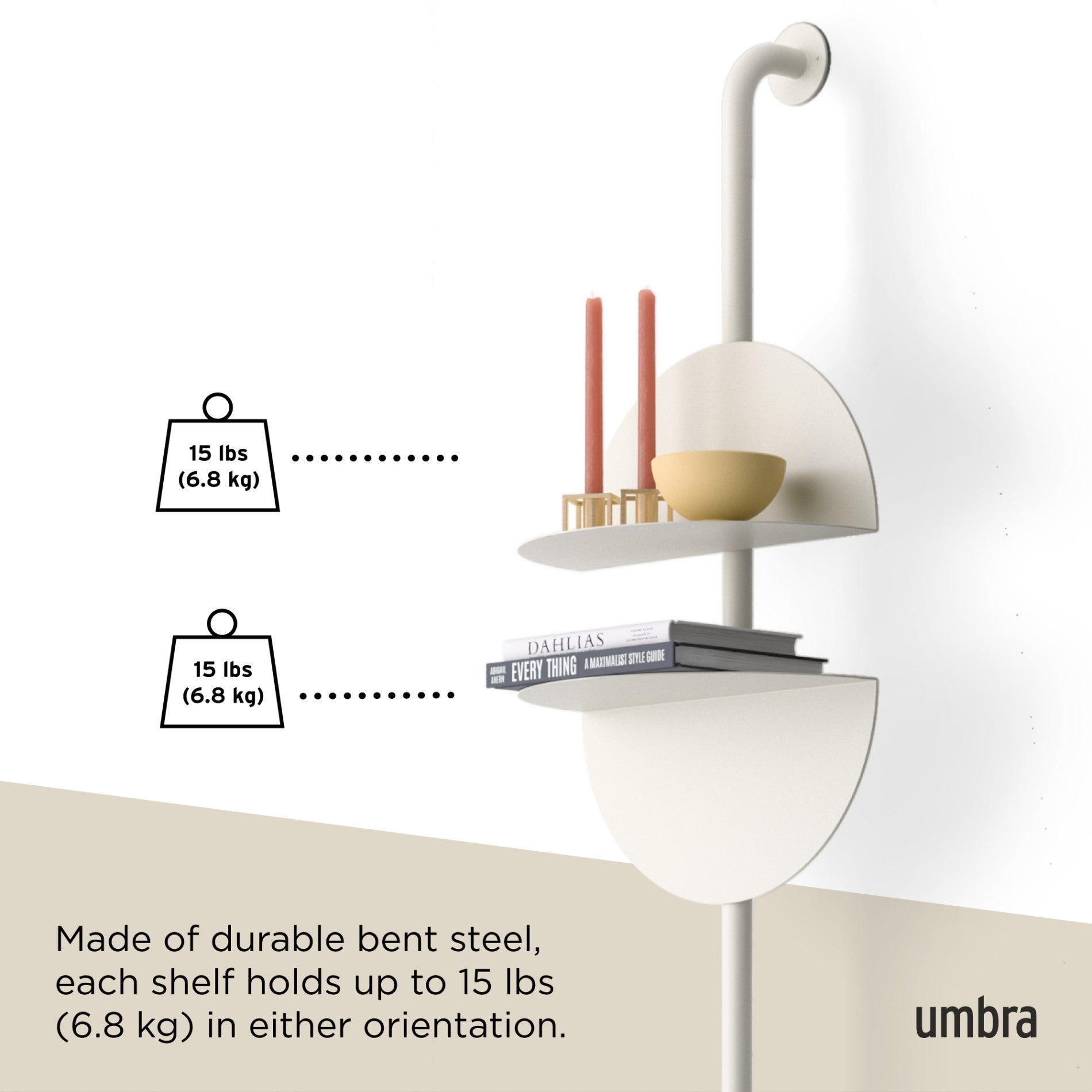 Solis Adjustable Standing Shelf