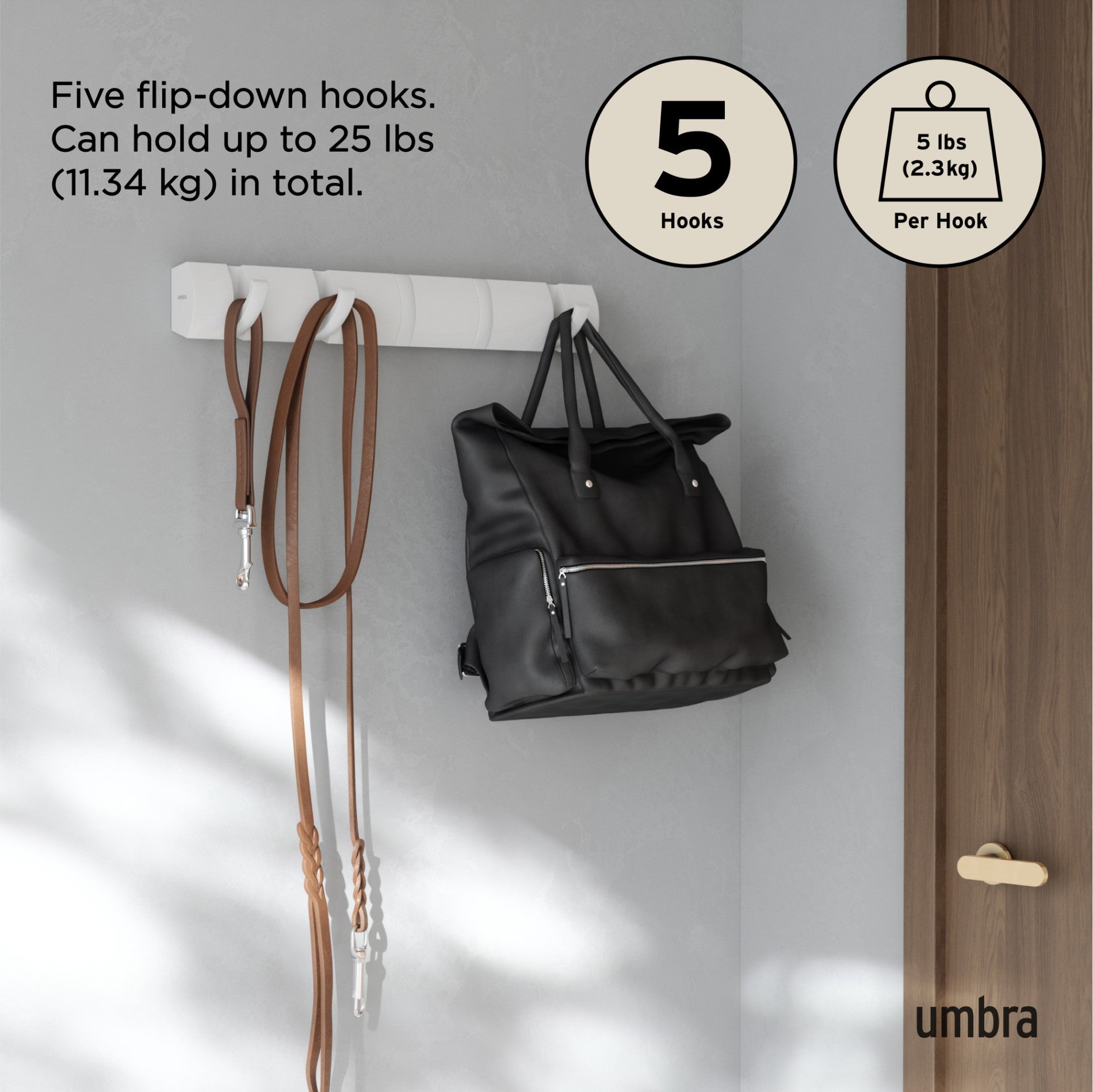 Flip 5 Wall Hook