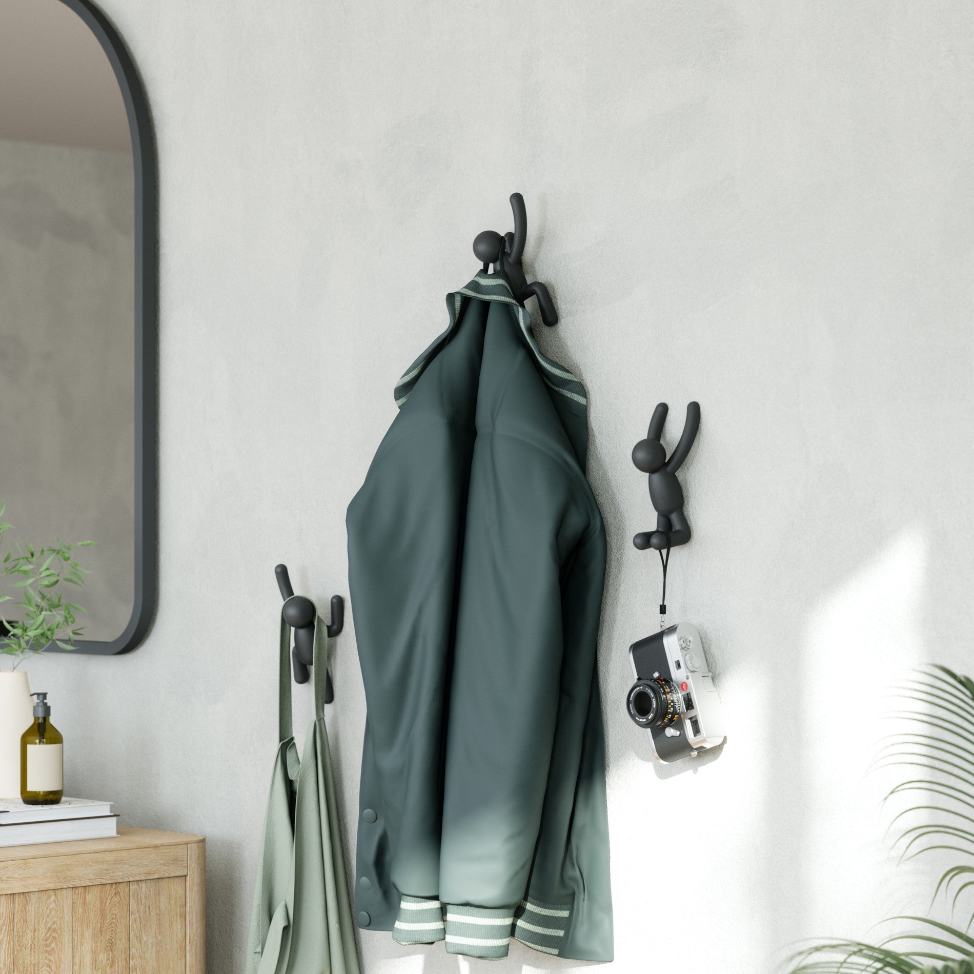 Buddy Wall Hooks, Set of 3