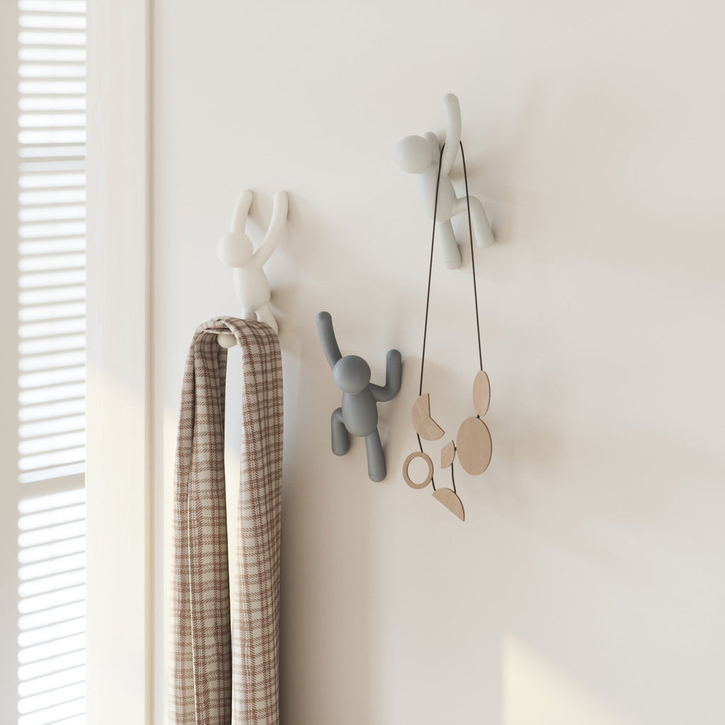Buddy Wall Hooks, Set of 3