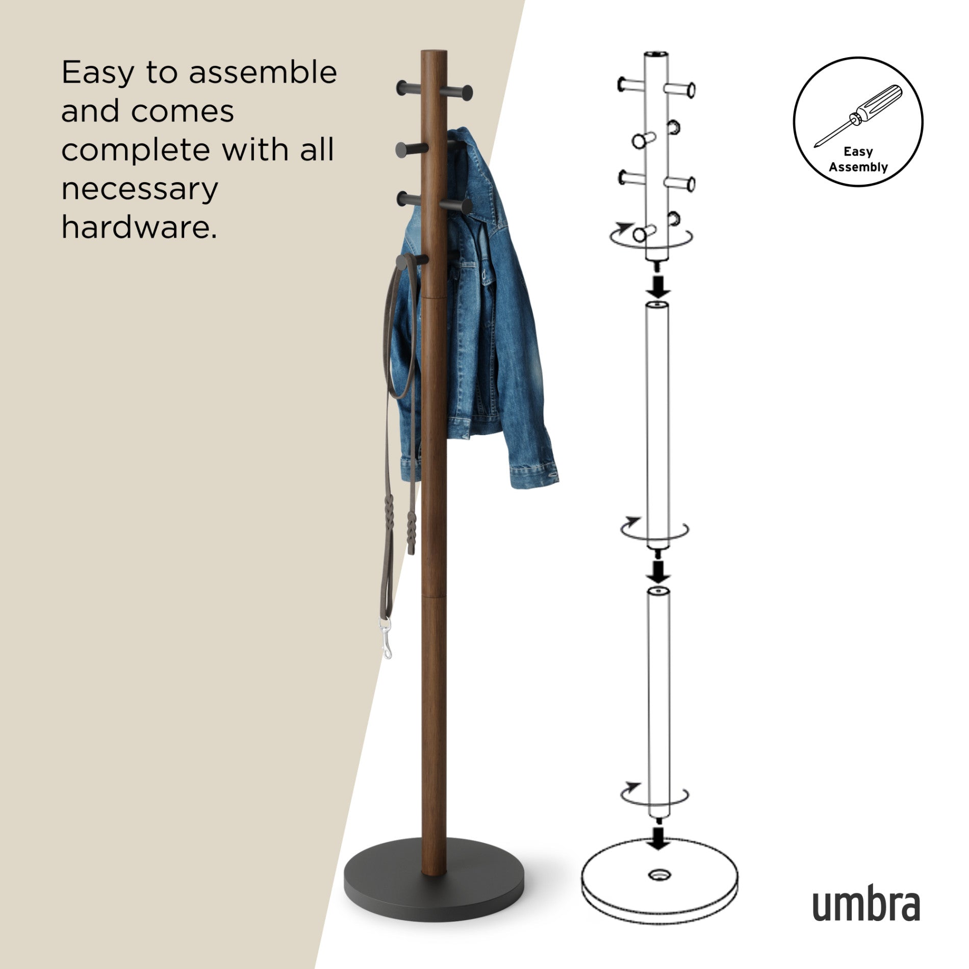 Pillar Coat Rack